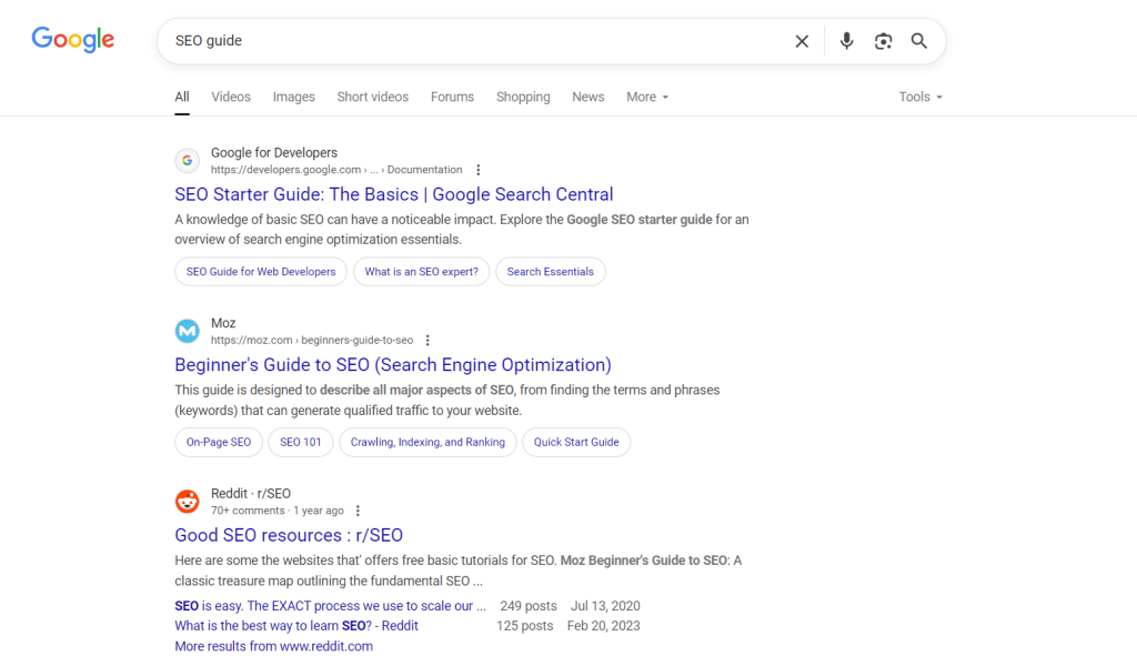 search operators before