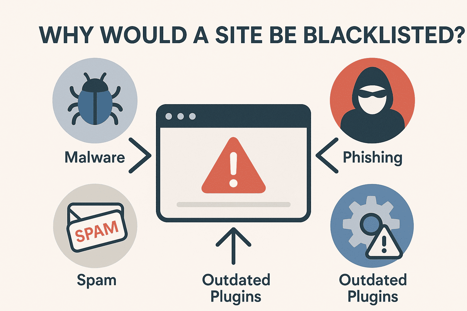 Why would a site be blacklisted
