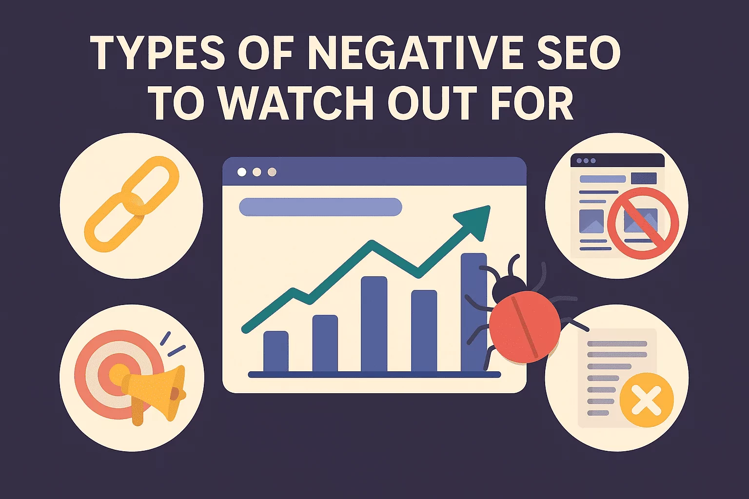 Types of negative SEO