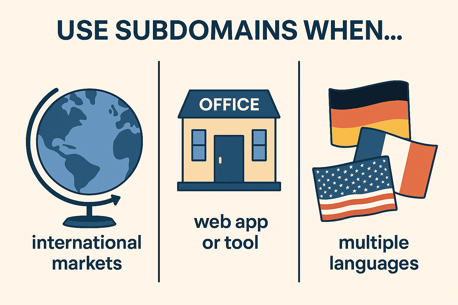 When Should Use a Subdomain