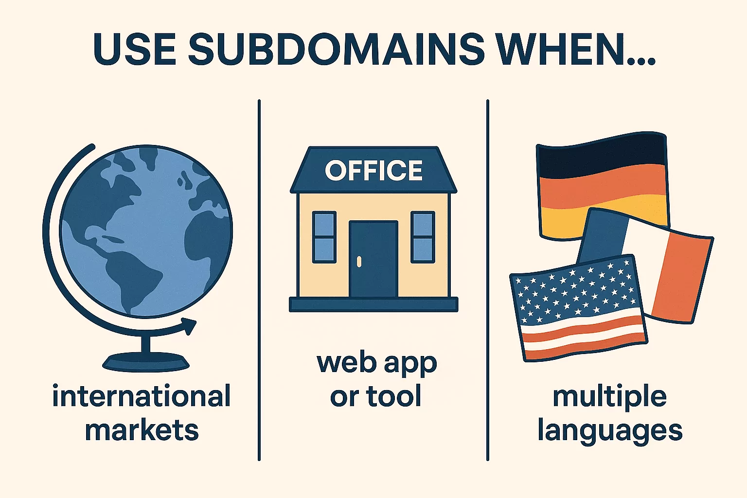 When Should Use a Subdomain