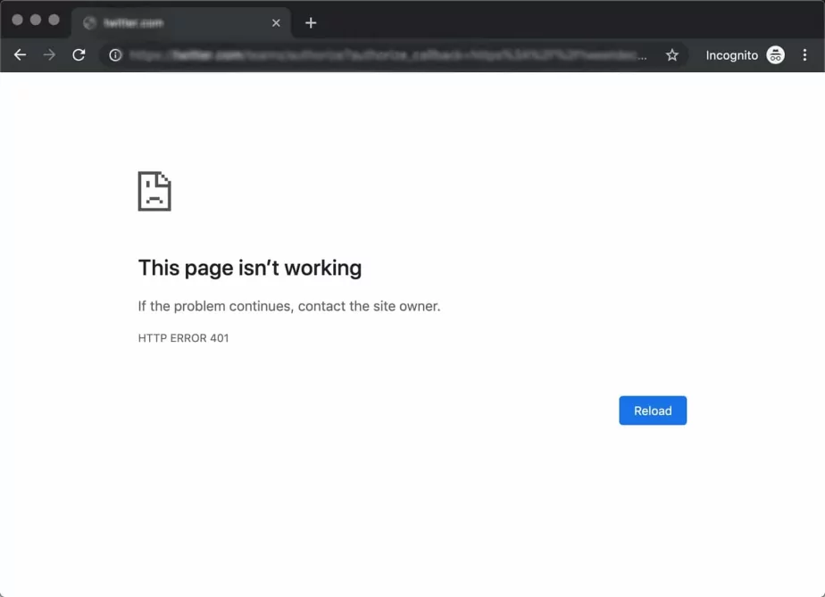 401 Status Code
