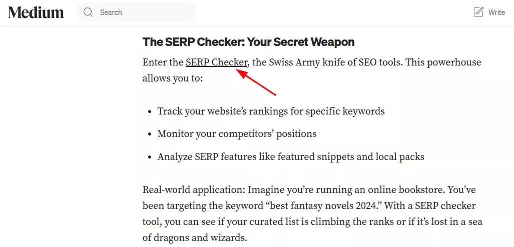 Editorial Backlink