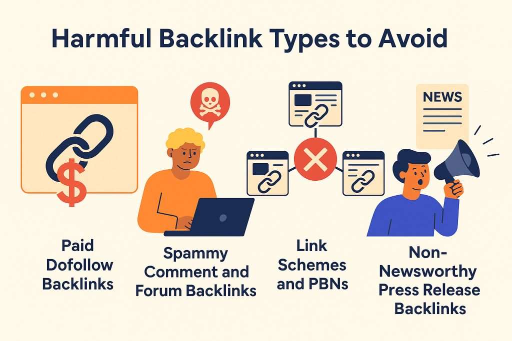 Harmful Backlink Types