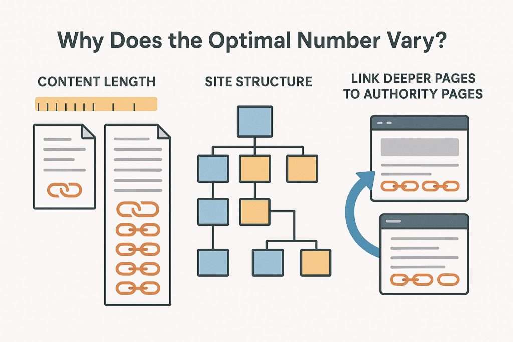 number of internal links