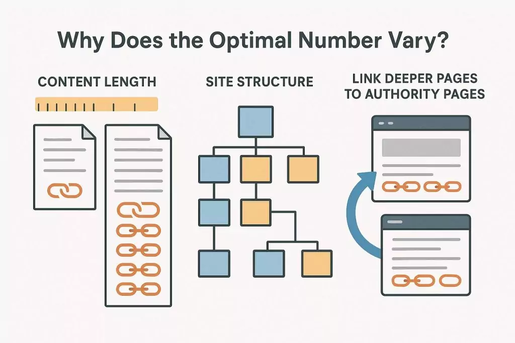 number of internal links