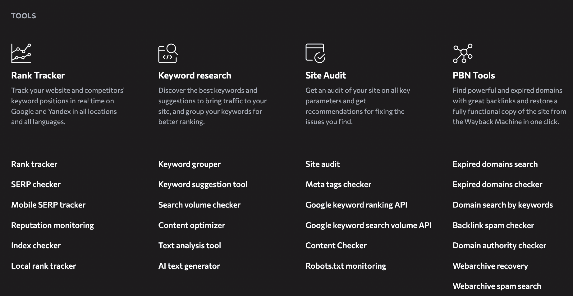 keyword organization and site architecture